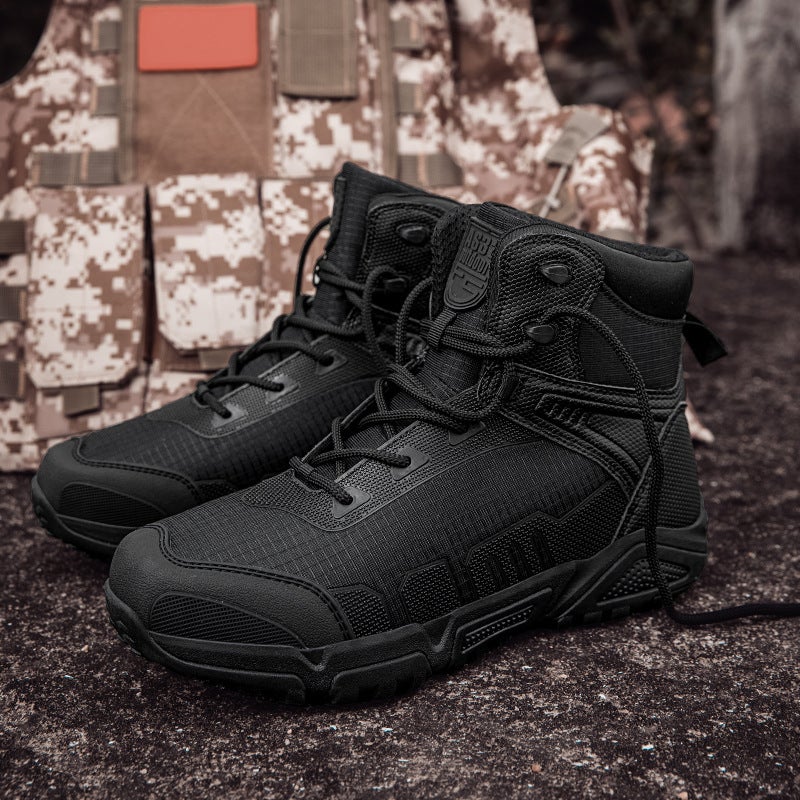 Large Size Military Boots Breathable Tactical Boots Special Forces Outdoor Hiking Wear-Resistant Training Combat Boots High-Top Tactical Boots - Image 1